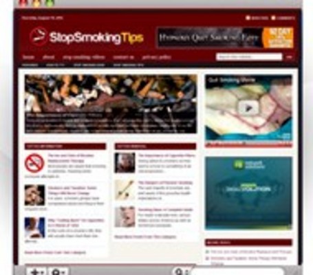Product picture Complete Stop Smoking Niche Website built on Wordpress